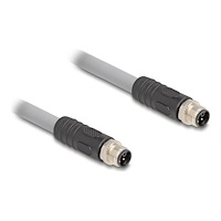 DeLOCK Delock - sensorkabel - 5-stifts M12 till 5-stifts M12 - 3 m