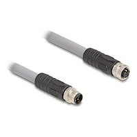 DeLOCK Delock - sensorns förlängningskabel - 5-stifts M12 till 5-stifts M12 - 1 m