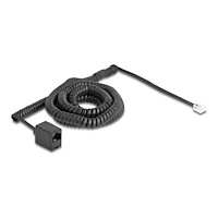 DeLOCK Delock telefonkabel - 10 m - svart