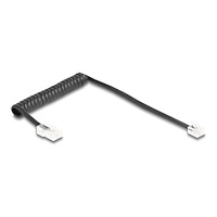DeLOCK Delock telefonkabel - 1 m - svart