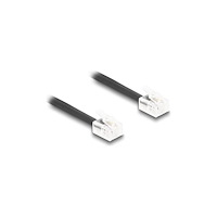 DeLOCK Delock telefonkabel - 1 m - svart