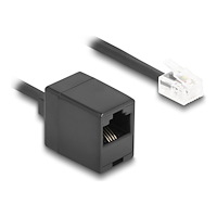 DeLOCK Delock telefonkabel - 5 m - svart