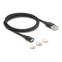 DeLOCK Delock - sats med USB-laddningsadapter - 1 m