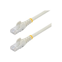 StarTech.com StarTech.com Cat6-patchkabel med hakfria RJ45-kontakter – 1 m, vit - patch-kabel - 1 m - vit