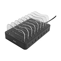 Deltaco DELTACO DPS-0201 laddningsstation - 6 x USB, 2 x USB-C - 75 Watt