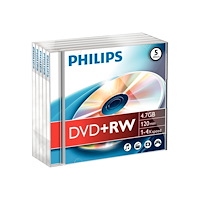 Philips Philips DW4S4J05F - DVD+RW x 5 - 4.7 GB - lagringsmedier