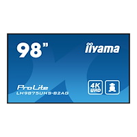 Iiyama iiyama ProLite LH9875UHS-B2AG 98" Klass (97.5" visbar) LED-bakgrundsbelyst LCD-skärm - 4K - för digital skyltning