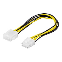 Deltaco DELTACO - strömadapter - 8-stifts EPS12V till 8-stifts EPS12V - 25 cm