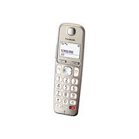 Panasonic Panasonic KX-TGE260 - trådlös telefon - svarssysten med nummerpresentation/samtal väntar - 3-riktad samtalsförmåg