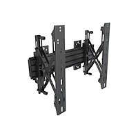 MULTIBRACKETS Multibrackets PRO Series M Wallmount Pro MBW1U Push In Pop Out konsol - för LCD-display - svart