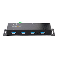 StarTech.com StarTech.com 4-Port Industrial USB 3.0 5Gbps Hub, Rugged USB Hub w/15kV Air/8kV Contact ESD and Surge Protection, DIN/Wa...