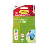 3M 3M Command Poster Strips 12 Strips