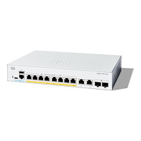 Cisco Systems Cisco Catalyst 1300-8FP-2G - switch - 8 portar - Administrerad - rackmonterbar