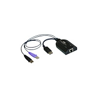 ATEN Technology ATEN KA7169 DisplayPort USB Virtual Media KVM Adapter Cable with Smart Card Reader (CPU Module) - förlängare för tangent...