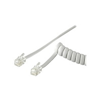 Goobay goobay telefonkabel - 4 m - vit