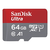 SANDISK SanDisk Ultra - flash-minneskort - 64 GB - mikroSDXC UHS-I