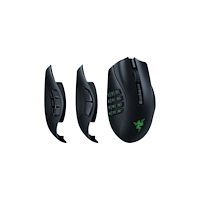 Razer USA Razer Naga V2 Pro - mus - MMO, HyperScroll Pro-hjul, gaming - Bluetooth, USB-C, 2.4 GHz