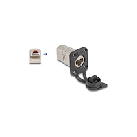 DeLOCK Delock modulär insats (koppling) - D-Type, with protective cap, IP66 dust and waterproof