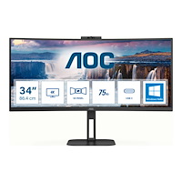 AOC AOC Value-line CU34V5CW/BK - V5 series - LED-skärm - böjd - 34" - HDR