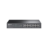 TP-LINK Technologies TP-Link TL-SG1016PE - switch - 16 portar - smart - rackmonterbar