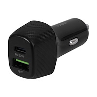 Deltaco DELTACO USBC-CAR120 strömadapter för bil - USB, 24 pin USB-C - 36 Watt
