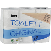 Fixa Fixa Toalettpapper Mjukt Original 6-pack