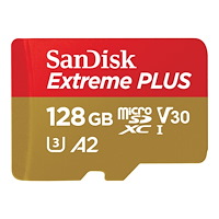 SANDISK SanDisk Extreme PLUS - flash-minneskort - 128 GB - mikroSDXC UHS-I