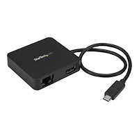 StarTech.com StarTech.com USB-C multiportadapter med HDMI - 1x USB-A, 1x USB-C - dockningsstation - USB-C / Thunderbolt 3 - HDMI - 1G...