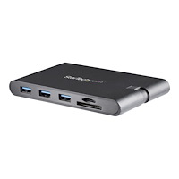 StarTech.com StarTech.com USB C-multiportadapter - USB Type-C-mini dockningsstation med HDMI 4K eller VGA 1080p video - 100W Pass-thr...