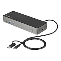 StarTech.com StarTech.com USB-C- och USB-A-dockningsstation - Universal hybriddockningsstation för trippla bildskärmar, DisplayPort o...