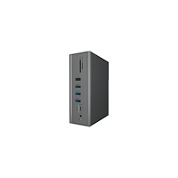 RaidSonic Technology ICY BOX IB-DK2262AC - dockningsstation - USB-C - 2 x HDMI, VGA - 1GbE