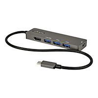 StarTech.com StarTech.com USB C Multiportadapter - USB-C till HDMI 2.0b 4K 60Hz (HDR10), 100W strömförsörjning Pass-Through, USB 3.0...