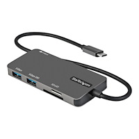 StarTech.com StarTech.com USB C-multiportadapter - USB-C till 4K HDMI, 100 W Power Delivery Pass-through, SD/MicroSD-kortplats, 3-por...
