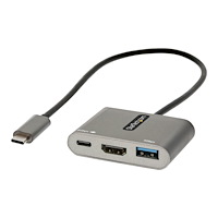 StarTech.com StarTech.com USB C Multiport Adapter, USB-C to HDMI 4K Video, 100W Power Delivery Passthrough Charging, 2-Port USB 3.0 H...