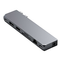 Satechi Satechi Pro Hub Max - dockningsstation - USB-C x 2 - HDMI, USB4 - 1GbE