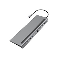 Hama Hama Essential Line "Connect2Office Pro" - dockningsstation - USB-C 3.2 Gen 1 / Thunderbolt 3 / Thunderbolt 4 - 2 x HDMI...