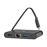 NEDIS Nedis TCARF260BK - dockningsstation - USB-C - HDMI - 1GbE