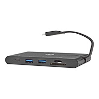 NEDIS Nedis TCARFD200BK - dockningsstation - USB-C - VGA, HDMI - 1GbE