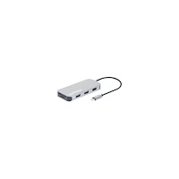 Manhattan Manhattan USB-C Dock/Hub with Card Reader, Ports (x6): Ethernet, HDMI, USB-A (x3) and USB-C, With Power Delivery (10W) t...