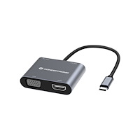 Conceptronic Conceptronic DONN16G - dockningsstation - USB-C 3.2 Gen 1 - HDMI, VGA