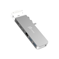 j5 create j5create JCD395 - dockningsstation - USB4 x 2 - HDMI, USB4 - 1GbE
