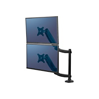 FELLOWES Fellowes Platinum Monitor Arm monteringssats - justerbar arm - för 2 monitorer - svart