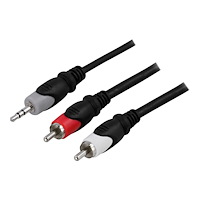 Deltaco DELTACO ljudkabel - 5 m