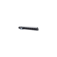 intellinet Intellinet 19" 1.5U Rackmount 6-Way Power Strip - German Type", With Double Air Switch, No Surge Protection, 1.6m Power...