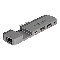 DeLOCK Delock - dockningsstation - USB-C / Thunderbolt 4 - Thunderbolt - 1GbE
