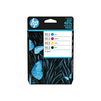 Hewlett-Packard HP 953 - 4-pack - svart, gul, cyan, magenta - original - bläckpatron