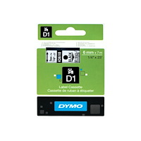 Newell Rubbermaid DYMO D1 - tejp - blank - 1 kassett(er) - Rulle (0,6 cm x 7 m)