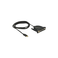 DeLOCK Delock - USB-/parallellkabel - 24 pin USB-C till DB-25 - 1.8 m
