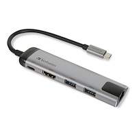 VERBATIM Verbatim - dockningsstation - USB-C - HDMI - 1GbE