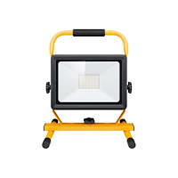 Goobay goobay - arbetslampa - LED - 50 W - svalt vitt ljus - 6500 K - svart, gul, CrystalClear